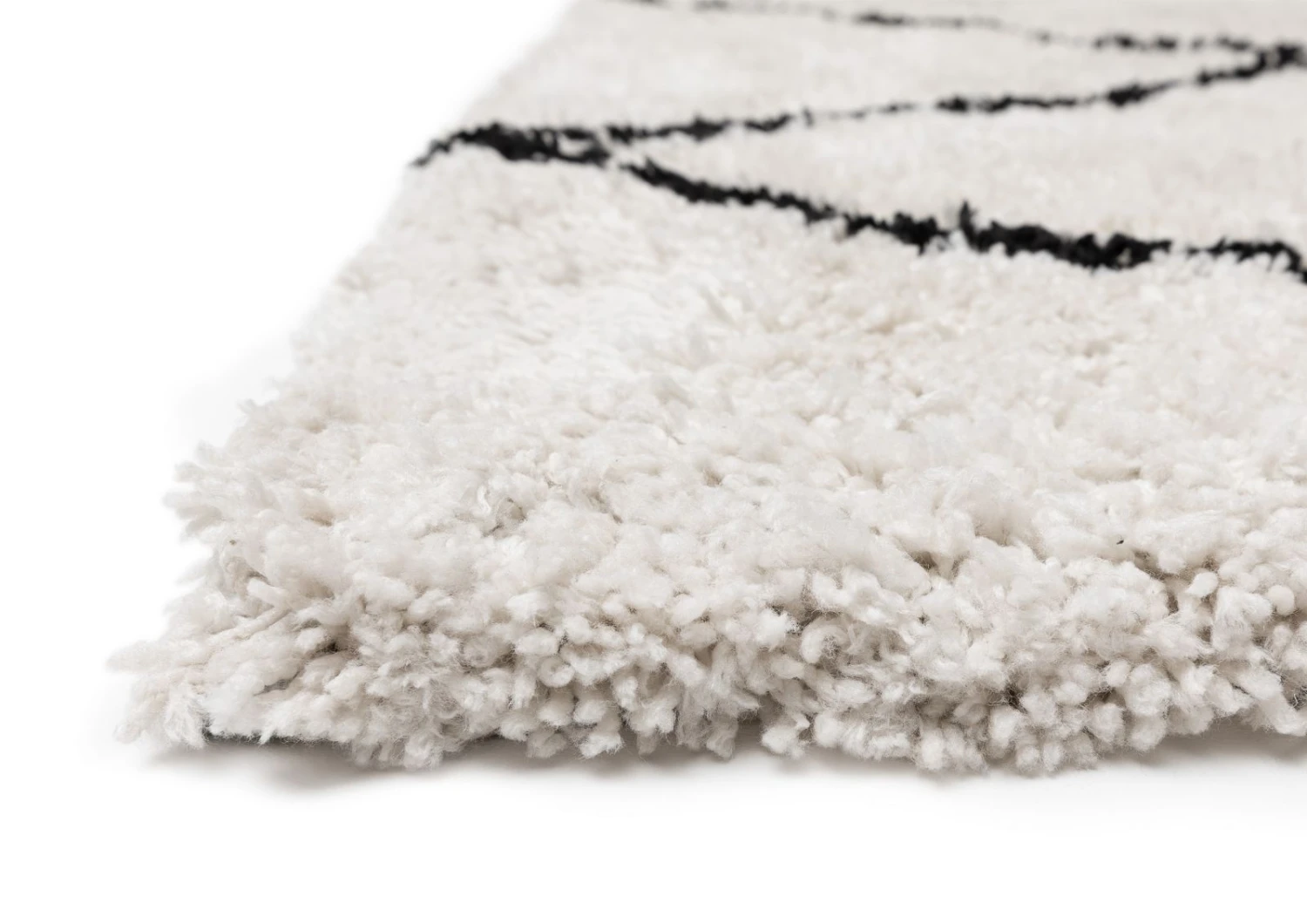 KAFET Tappeto - Bianco / Nero 170x120 6 KAFET Tappeto - Bianco / Nero 170x120 - immagine 4