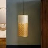 Lampada A Sospensione 15x15x33 Color Oro LOS ANGELES #80