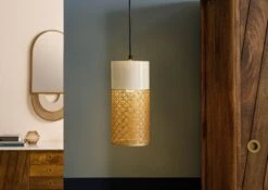 Lampada A Sospensione 15x15x33 Color Oro LOS ANGELES #80
