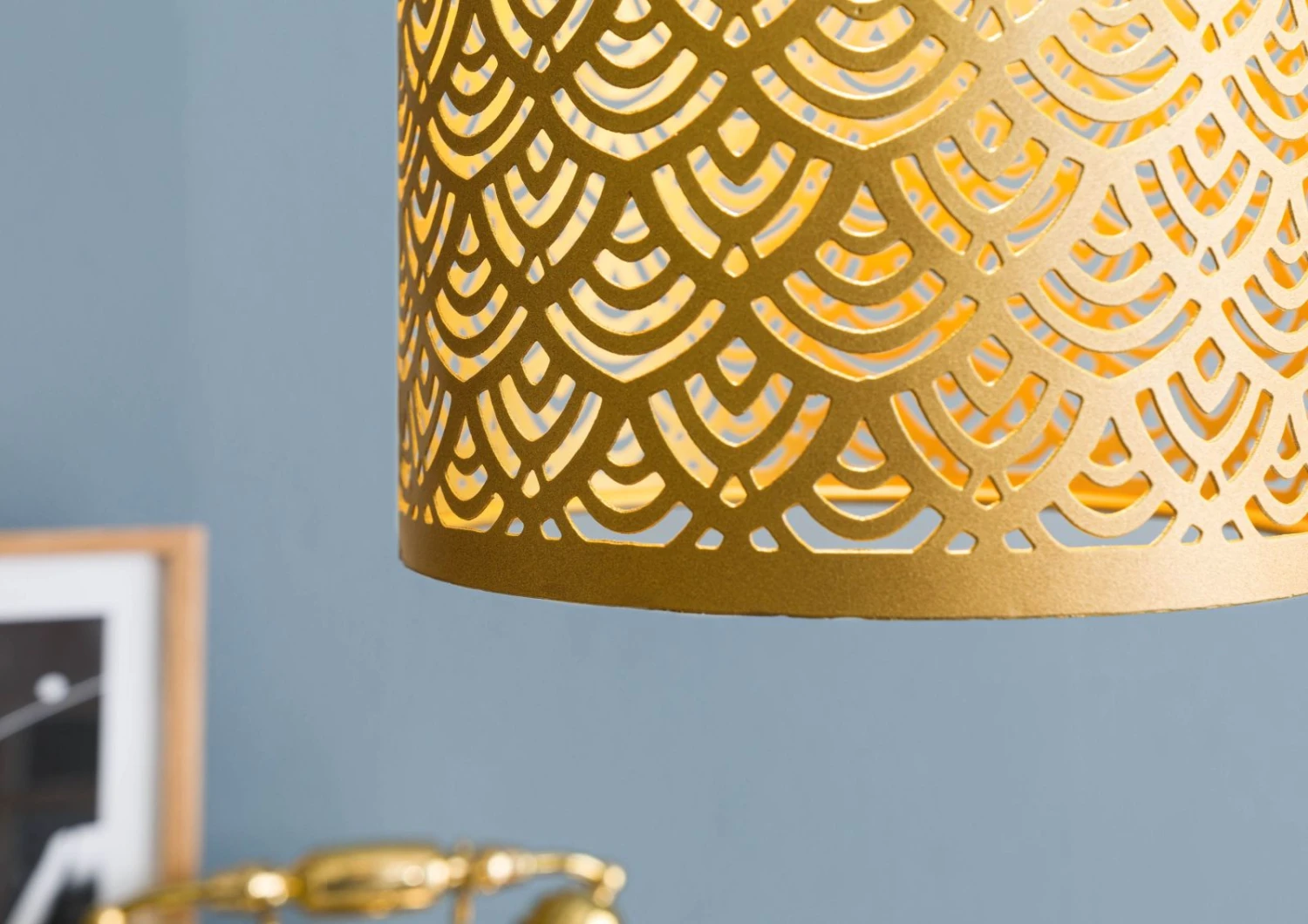 Lampada A Sospensione 15x15x33 Color Oro LOS ANGELES #80 4 Lampada A Sospensione 15x15x33 Color Oro LOS ANGELES #80 - immagine 2