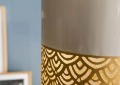 Lampada A Sospensione 15x15x33 Color Oro LOS ANGELES #80 11 Lampada A Sospensione 15x15x33 Color Oro LOS ANGELES #80 -Massivmoebel24 09 916 891 0080 03