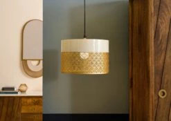 Lampada A Sospensione 30x30x20 Color Oro LOS ANGELES #81