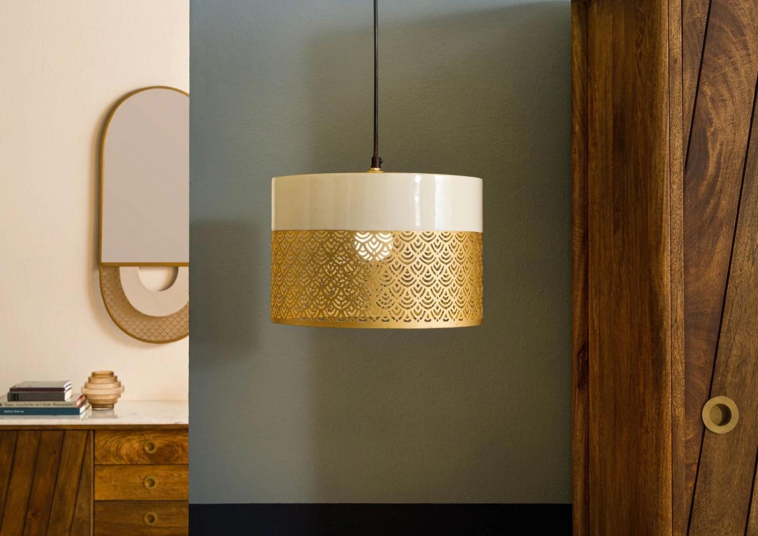 Lampada A Sospensione 30x30x20 Color Oro LOS ANGELES #81 3 Lampada A Sospensione 30x30x20 Color Oro LOS ANGELES #81