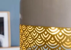 Lampada A Sospensione 30x30x20 Color Oro LOS ANGELES #81 12 Lampada A Sospensione 30x30x20 Color Oro LOS ANGELES #81 -Massivmoebel24 09 916 891 0081 03