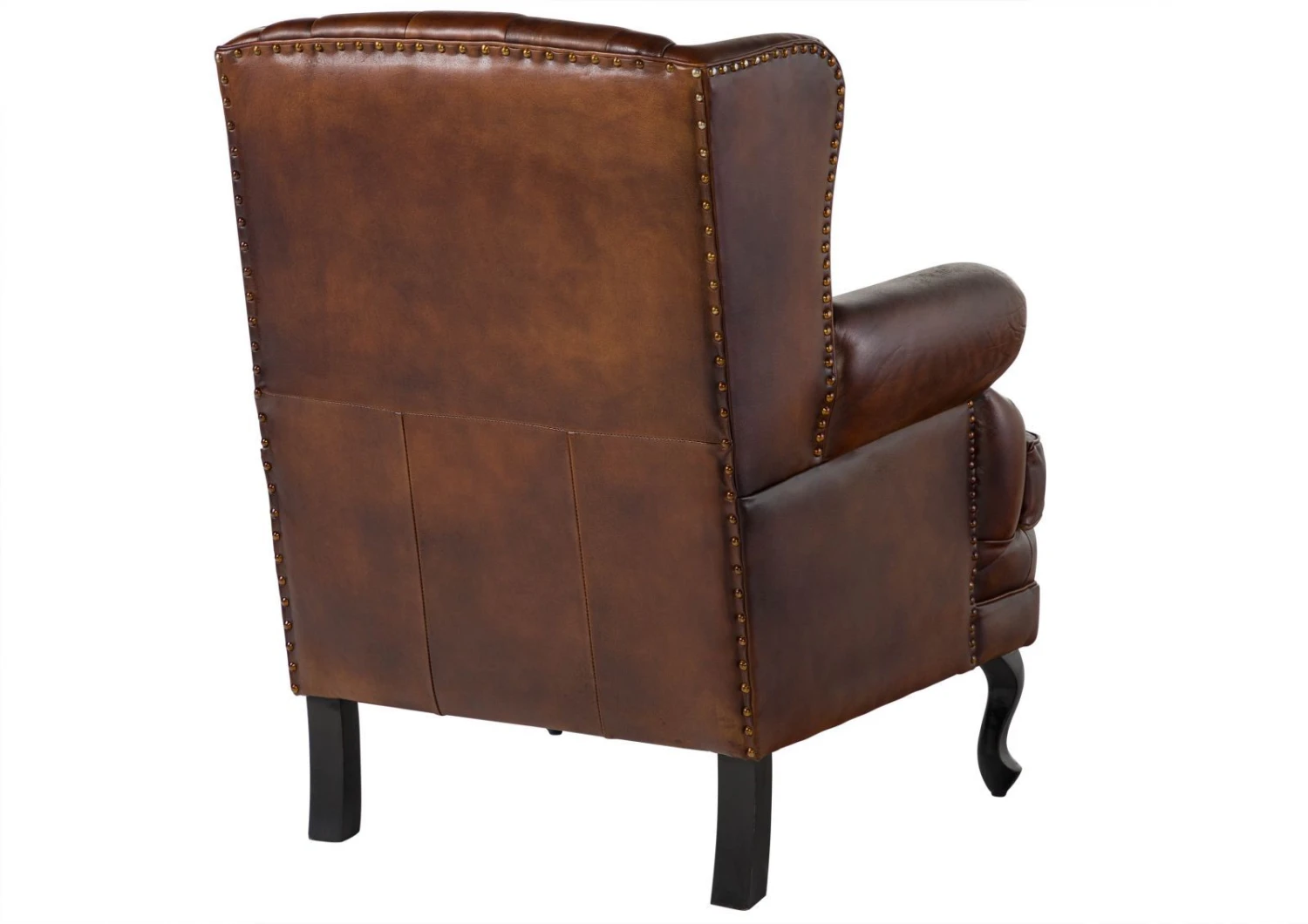 CHESTERFIELD #101 Poltron In Vera Pella - Marrone 88x80x108 11 CHESTERFIELD #101 Poltron In Vera Pella - Marrone 88x80x108 - immagine 9