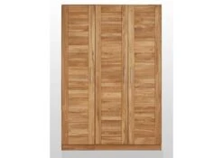 Armadio In Legno Di Quercia Selvatica 143x61x207 Quercia Naturale Oliato KONSTANZ #010 -Massivmoebel24 17 613 002 2003 9