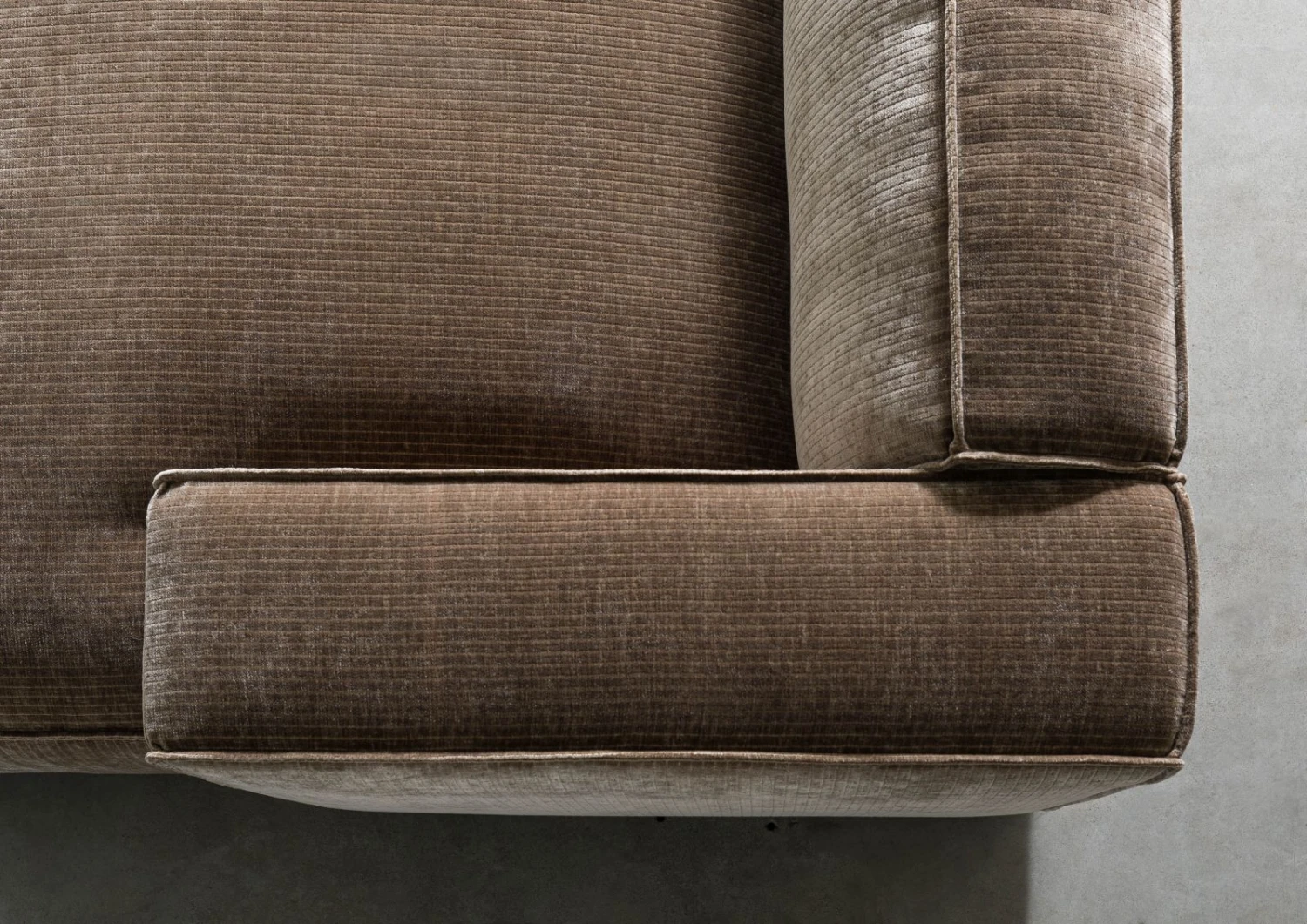VALENCIA Divano Angolare - Stoffa / Taupe 279x164x69 6 VALENCIA Divano Angolare - Stoffa / Taupe 279x164x69 - immagine 4