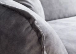 Ecksofa 277x173x76 Polyester Grau GENT -Massivmoebel24 31 920 100 0009 4