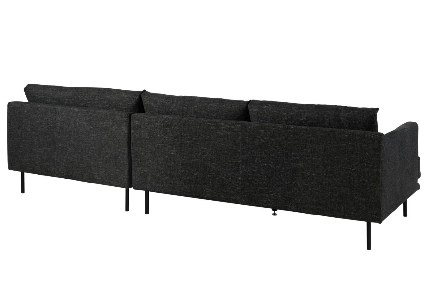 TRIENT Divano Angolare - Stoffa/ Nera 285x161x81 12 TRIENT Divano Angolare - Stoffa/ Nera 285x161x81 - immagine 10