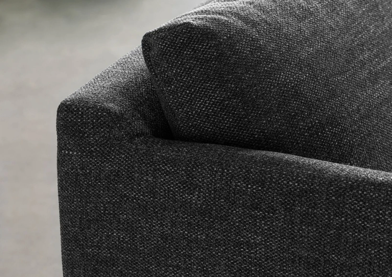 TRIENT Divano Angolare - Stoffa/ Nera 285x161x81 6 TRIENT Divano Angolare - Stoffa/ Nera 285x161x81 - immagine 4