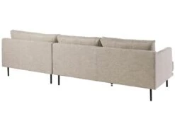 TRIENT Divano Angolare - Stoffa/ Beige 285x161x81 -Massivmoebel24 31 920 100 0011 11