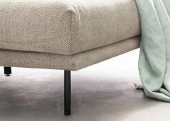 TRIENT Divano Angolare - Stoffa/ Beige 285x161x81 -Massivmoebel24 31 920 100 0011 5