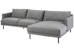 TRIENT Ecksofa 285x161x81 Polyester Grau -Massivmoebel24 31 920 100 0012 9