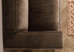 VALENCIA Divano 3 Posti - Stoffa / Taupe 286x103x69 -Massivmoebel24 31 920 100 0020 04