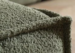 RAVENNA Divano Angolare Con Poggia Piedi - Stoffa / Verde 285x220x79 -Massivmoebel24 31 920 100 0023 06