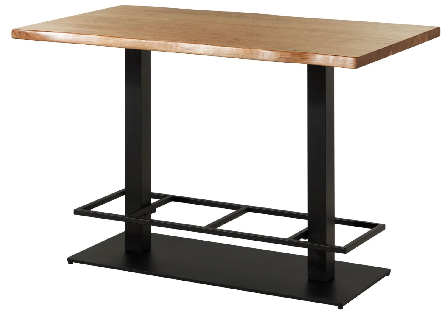 Tavolo Bar In Legno Di Acacia 140x80x92 Laccato Naturale MELBOURNE #100 3 Tavolo Bar In Legno Di Acacia 140x80x92 Laccato Naturale MELBOURNE #100