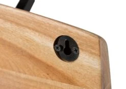 Guardaroba In Legno Di Acacia 100x3x25 Laccato Naturale MELBOURNE #105 12 Guardaroba In Legno Di Acacia 100x3x25 Laccato Naturale MELBOURNE #105 -Massivmoebel24 32 350 558 0105 06