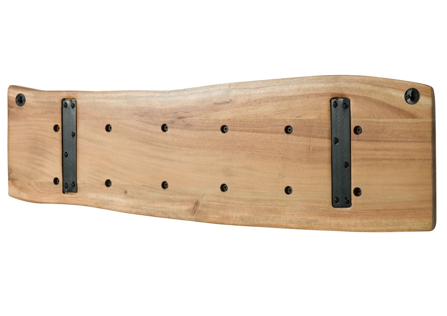 Guardaroba In Legno Di Acacia 100x3x25 Laccato Naturale MELBOURNE #105 9 Guardaroba In Legno Di Acacia 100x3x25 Laccato Naturale MELBOURNE #105 - immagine 7