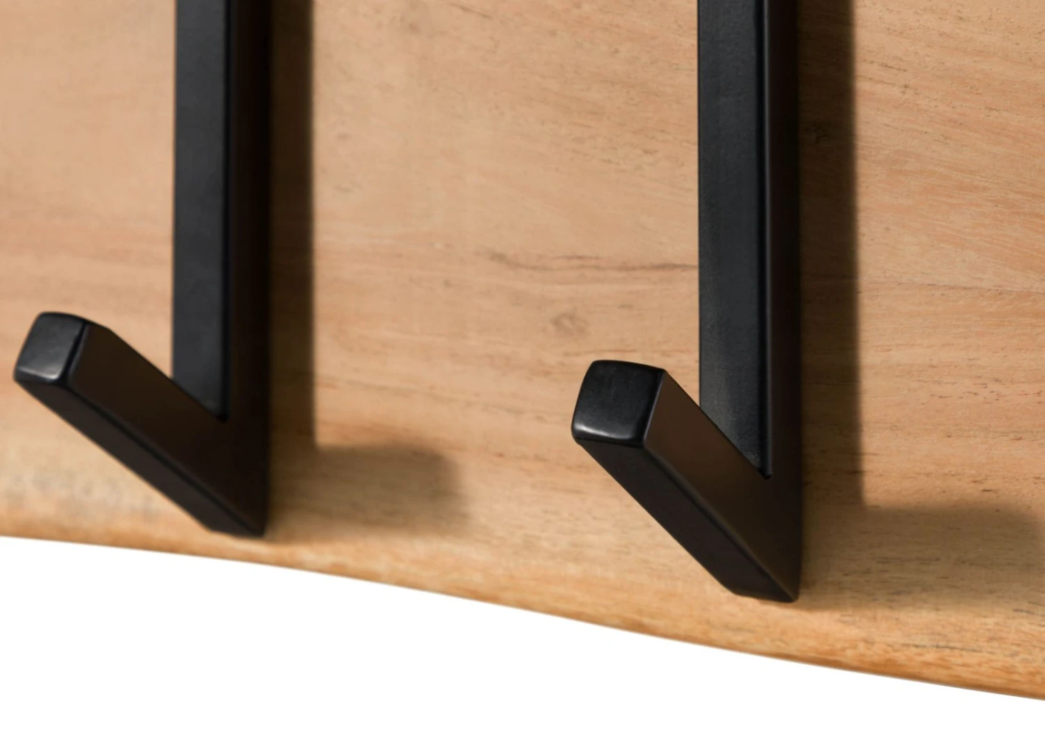 Guardaroba In Legno Di Acacia 60x3x25 Laccato Naturale MELBOURNE #106 4 Guardaroba In Legno Di Acacia 60x3x25 Laccato Naturale MELBOURNE #106 - immagine 2