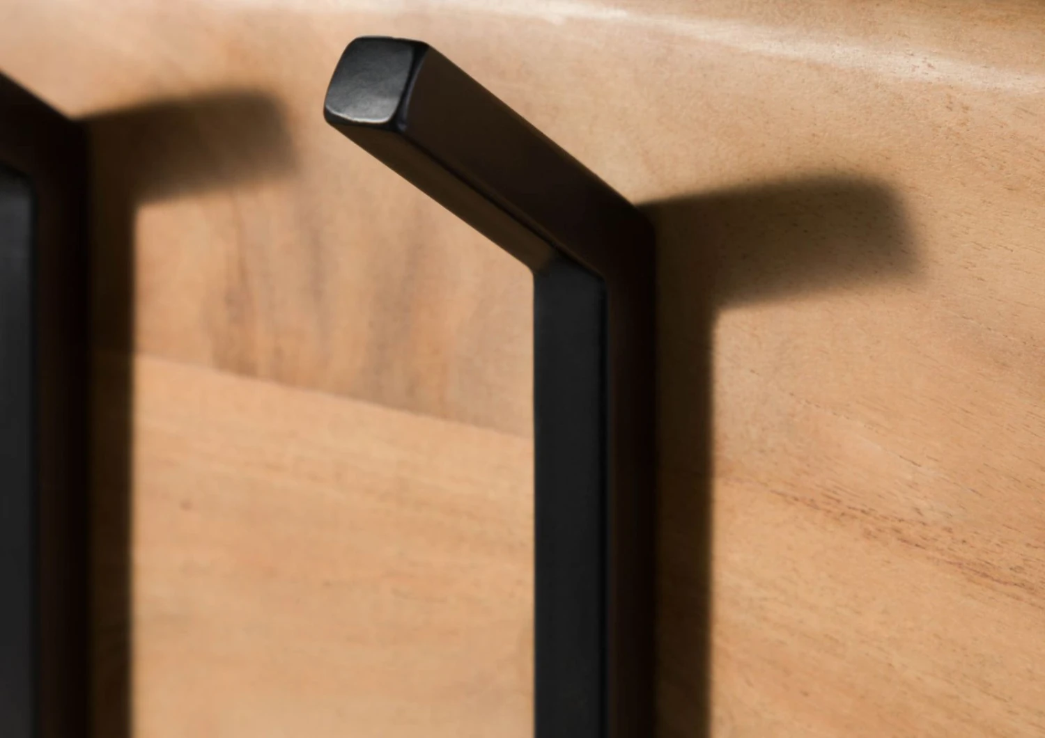 Guardaroba In Legno Di Acacia 60x3x25 Laccato Naturale MELBOURNE #106 5 Guardaroba In Legno Di Acacia 60x3x25 Laccato Naturale MELBOURNE #106 - immagine 3