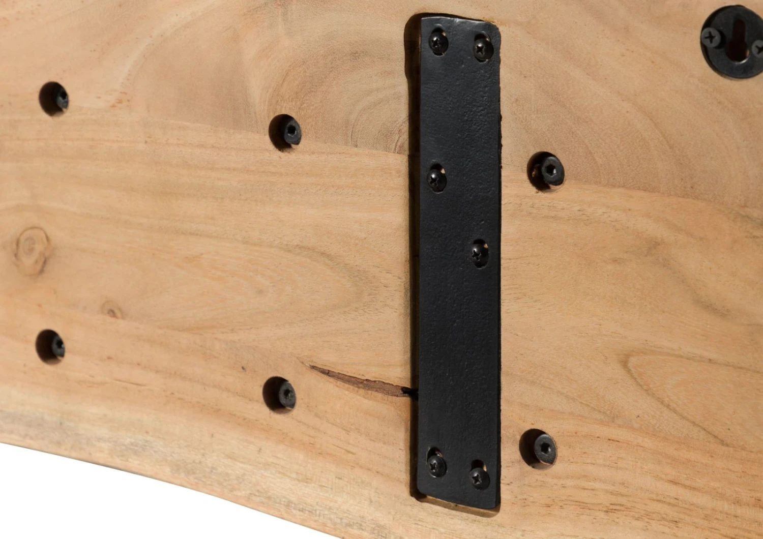 Guardaroba In Legno Di Acacia 60x3x25 Laccato Naturale MELBOURNE #106 8 Guardaroba In Legno Di Acacia 60x3x25 Laccato Naturale MELBOURNE #106 - immagine 6