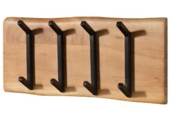 Guardaroba In Legno Di Acacia 60x3x25 Laccato Naturale MELBOURNE #106