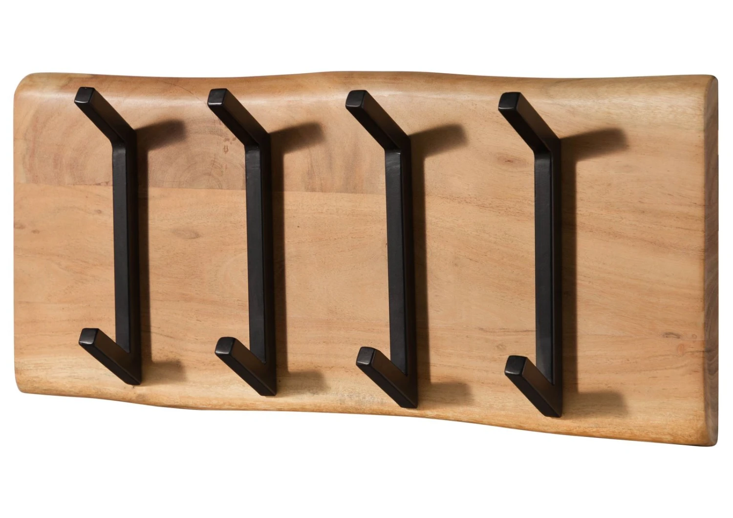 Guardaroba In Legno Di Acacia 60x3x25 Laccato Naturale MELBOURNE #106 3 Guardaroba In Legno Di Acacia 60x3x25 Laccato Naturale MELBOURNE #106