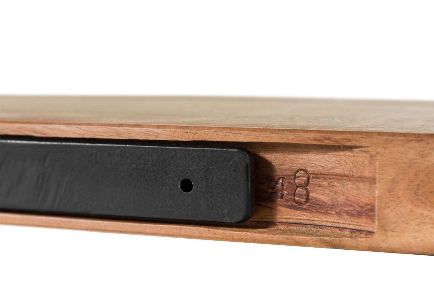 Mensola In Legno Di Acacia 30x20x4 Laccato Naturale MELBOURNE #110 4 Mensola In Legno Di Acacia 30x20x4 Laccato Naturale MELBOURNE #110 - immagine 2