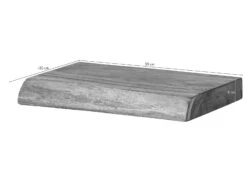 Mensola In Legno Di Acacia 30x20x4 Laccato Naturale MELBOURNE #110 8 Mensola In Legno Di Acacia 30x20x4 Laccato Naturale MELBOURNE #110 -Massivmoebel24 32 350 558 0110 08