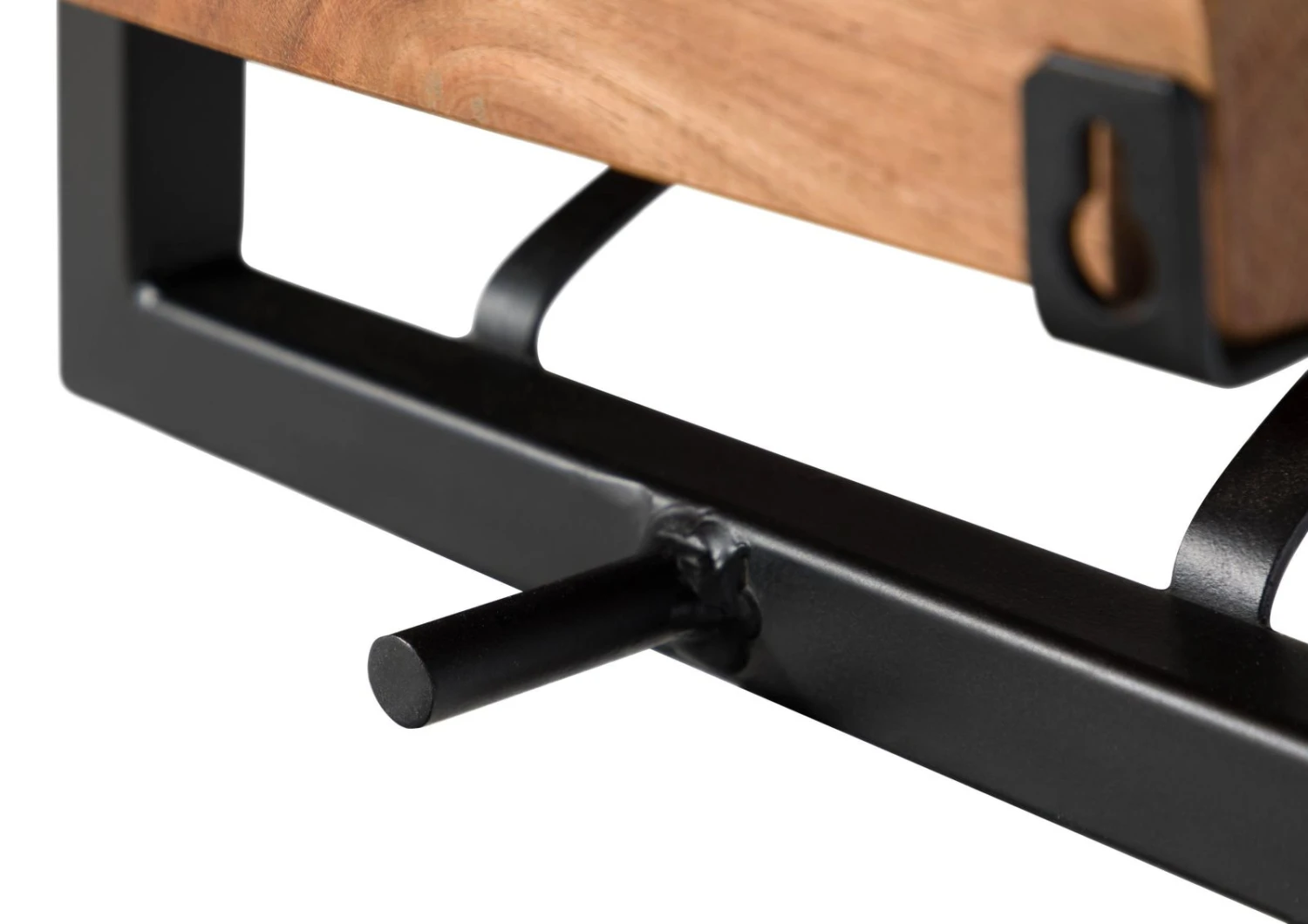 Mensola In Legno Di Acacia 25x22x70 Laccato Naturale MELBOURNE #120 7 Mensola In Legno Di Acacia 25x22x70 Laccato Naturale MELBOURNE #120 - immagine 5