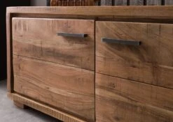 BARK #116 Mobile TV In Legno Di Acacia - Laccato / Naturale 235x40x47 16 BARK #116 Mobile TV In Legno Di Acacia - Laccato / Naturale 235x40x47 -Massivmoebel24 33 313 406 0116 05