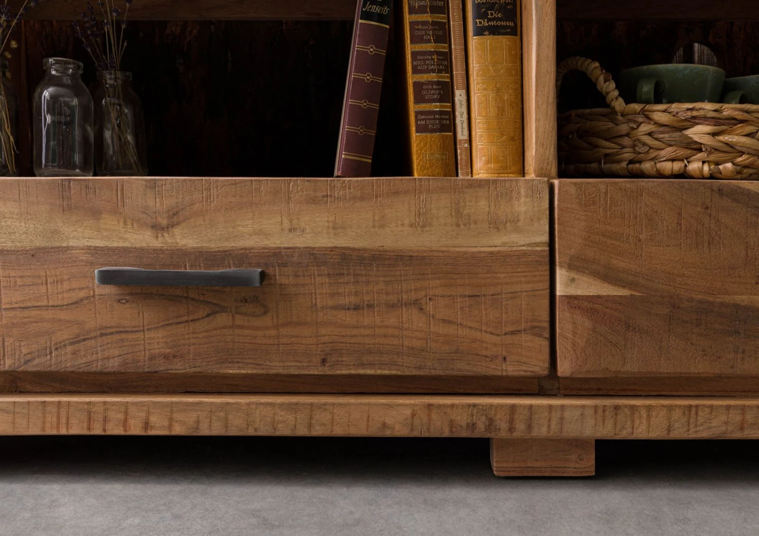 BARK #117 Mobile TV In Legno Di Acacia - Laccato / Naturale 175x40x47 7 BARK #117 Mobile TV In Legno Di Acacia - Laccato / Naturale 175x40x47 - immagine 5