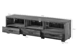 BARK #117 Mobile TV In Legno Di Acacia - Laccato / Naturale 175x40x47 19 BARK #117 Mobile TV In Legno Di Acacia - Laccato / Naturale 175x40x47 -Massivmoebel24 33 313 406 0117 08