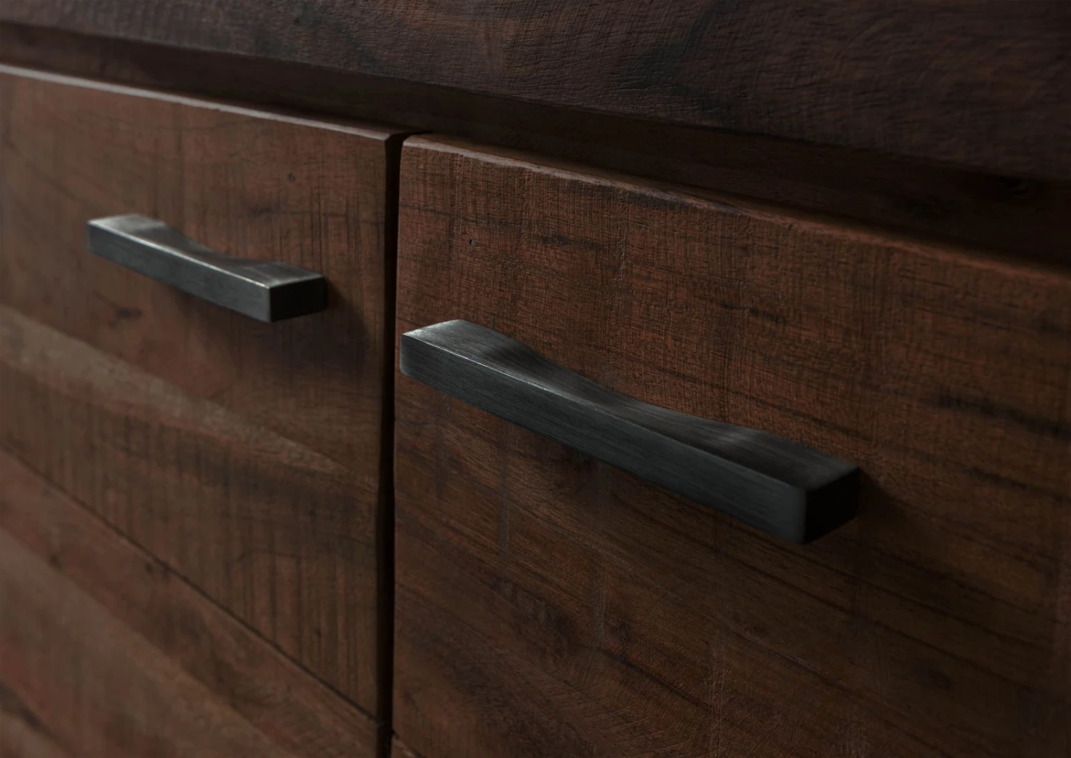 BARK #212 Mobile Tv In Legno Di Acacia Laccato / Marrone 175x40x63 9 BARK #212 Mobile Tv In Legno Di Acacia Laccato / Marrone 175x40x63 - immagine 7