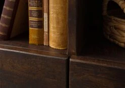 BARK #217 Mobile TV In Legno Di Acacia - Laccato / Marrone Scuro 175x40x47 16 BARK #217 Mobile TV In Legno Di Acacia - Laccato / Marrone Scuro 175x40x47 -Massivmoebel24 33 313 406 0217 05