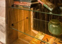 BARK #112 Mobile Tv In Legno Di Acacia Laccato / Natur 175x40x63 -Massivmoebel24 33 313 406 1112 5