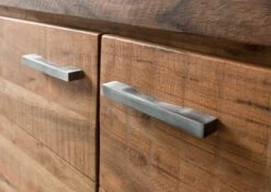 BARK #112 Mobile Tv In Legno Di Acacia Laccato / Natur 175x40x63 -Massivmoebel24 33 313 406 1112 7