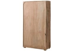 Vetrina In Legno Di Acacia 98x40x180 Acacia Naturale Laccato BARK #109 21 Vetrina In Legno Di Acacia 98x40x180 Acacia Naturale Laccato BARK #109 -Massivmoebel24 33 320 406 0109 11