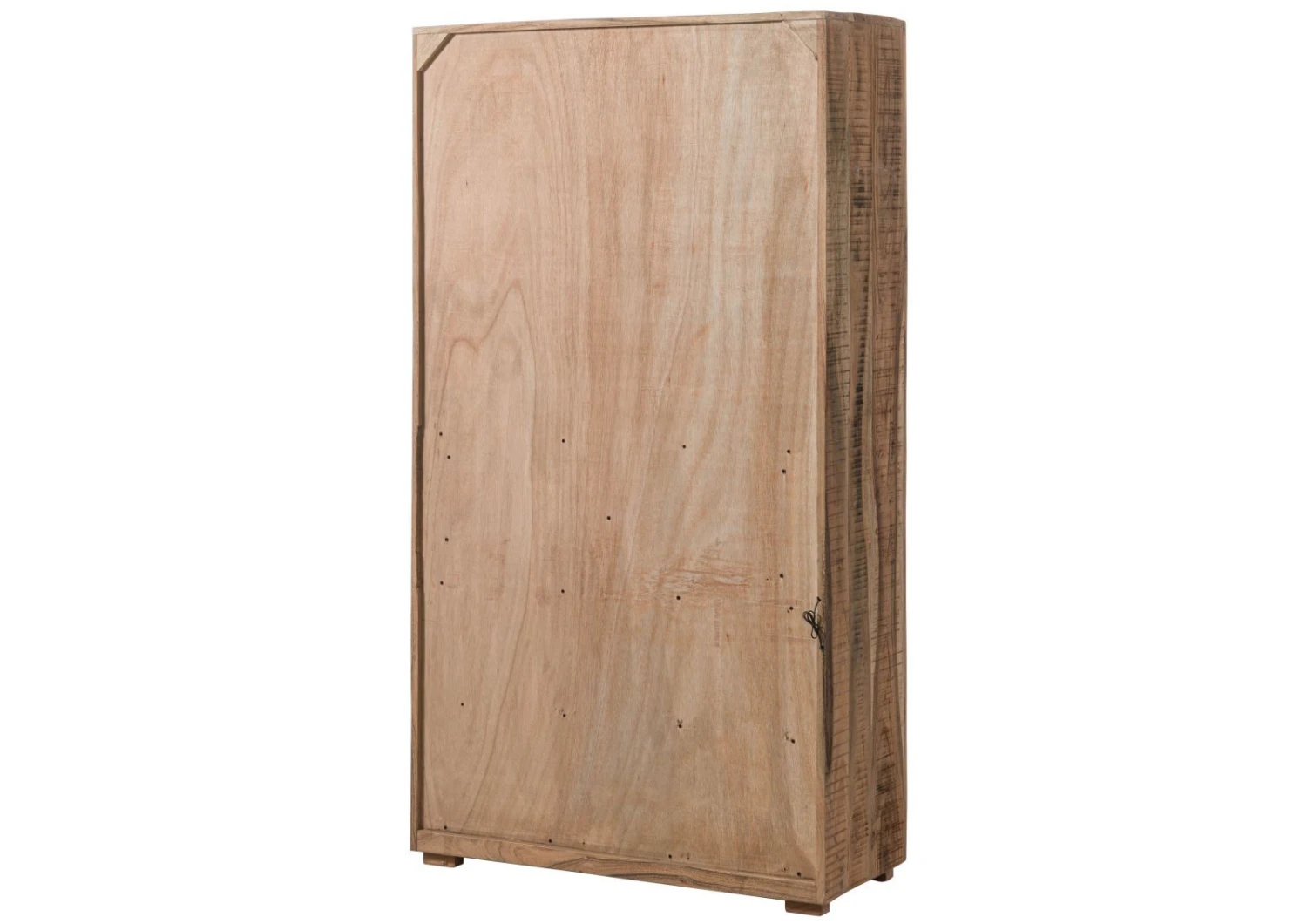 Vetrina In Legno Di Acacia 98x40x180 Acacia Naturale Laccato BARK #109 12 Vetrina In Legno Di Acacia 98x40x180 Acacia Naturale Laccato BARK #109 - immagine 10