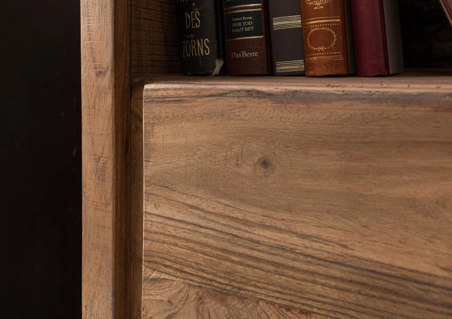 Vetrina In Legno Di Acacia 98x40x180 Acacia Naturale Laccato BARK #109 9 Vetrina In Legno Di Acacia 98x40x180 Acacia Naturale Laccato BARK #109 - immagine 7