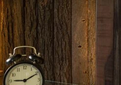 BARK #204 Mobile Pensile In Legno Di Acacia Laccato / Marrone 45x30x145 -Massivmoebel24 33 320 406 0204 3