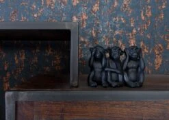 CITY #03 Vetrina In Legno Di Acacia/ Legno Riciclato - Laccato /marrone 90x40x183 15 CITY #03 Vetrina In Legno Di Acacia/ Legno Riciclato - Laccato /marrone 90x40x183 -Massivmoebel24 33 320 753 0003 5