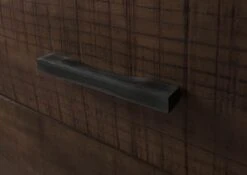 BARK #203 Armadio In Legno Di Acacia Laccato / Marrone 88x40x180 -Massivmoebel24 33 340 406 0203 6