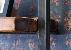 CITY #08 Mensola In Legno Riciclato/ Ferro - Laccato / Marrone 65x25x35 17 CITY #08 Mensola In Legno Riciclato/ Ferro - Laccato / Marrone 65x25x35 -Massivmoebel24 33 350 753 0008 7