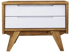 Comodino In Legno Di Quercia Selvatica 55x38x42 Bianco Oliato ORIGINAL RETRO #01 9 Comodino In Legno Di Quercia Selvatica 55x38x42 Bianco Oliato ORIGINAL RETRO #01 -Massivmoebel24 35 680 101 0008 9