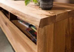 Mobile TV In Legno Di Quercia Selvatica 191x45x50 Quercia Naturale Oliato PURE OAK #109 -Massivmoebel24 38 313 876 0109 5