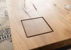 Tavolino Da Salotto In Legno Di Quercia Selvatica 110x70x45 Quercia Naturale Oliato VILLANDERS #128 -Massivmoebel24 48 200 200 0028 4