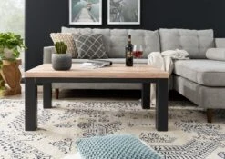 Tavolino Da Salotto In Legno Di Quercia Selvatica 110x70x45 Bianco Oliato VILLANDERS #228 -Massivmoebel24 48 200 200 1028 3