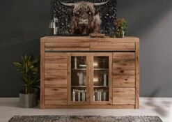 MONTREUX #112 Credenza In Legno Di Cerro - Oliato / Natur 170x45x125 13 MONTREUX #112 Credenza In Legno Di Cerro - Oliato / Natur 170x45x125 -Massivmoebel24 48 310 100 0012 3