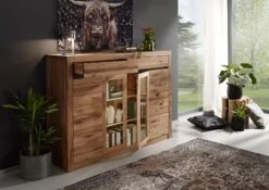 MONTREUX #112 Credenza In Legno Di Cerro - Oliato / Natur 170x45x125 16 MONTREUX #112 Credenza In Legno Di Cerro - Oliato / Natur 170x45x125 -Massivmoebel24 48 310 100 0012 6